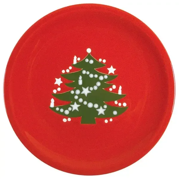 CHRISTMAS TREE DINNER PLATE 10"