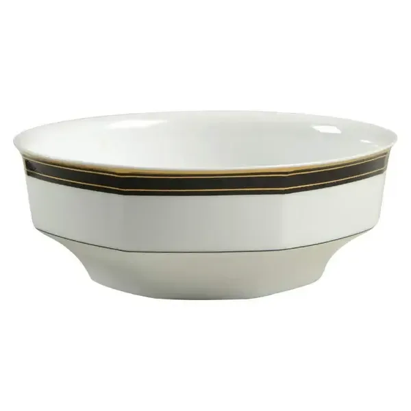 BLACK DRESS 8" ROUND VEGETABLE BOWL