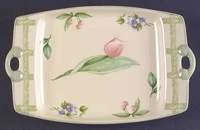 GARDEN PARTY RECTANGULAR TRAY 10 7/8&quot;