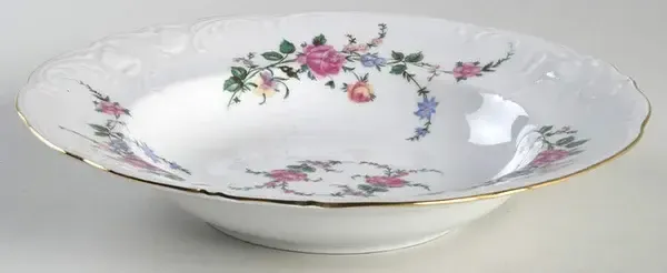 BAVARIAN ROSE RIM SOUP BOWL