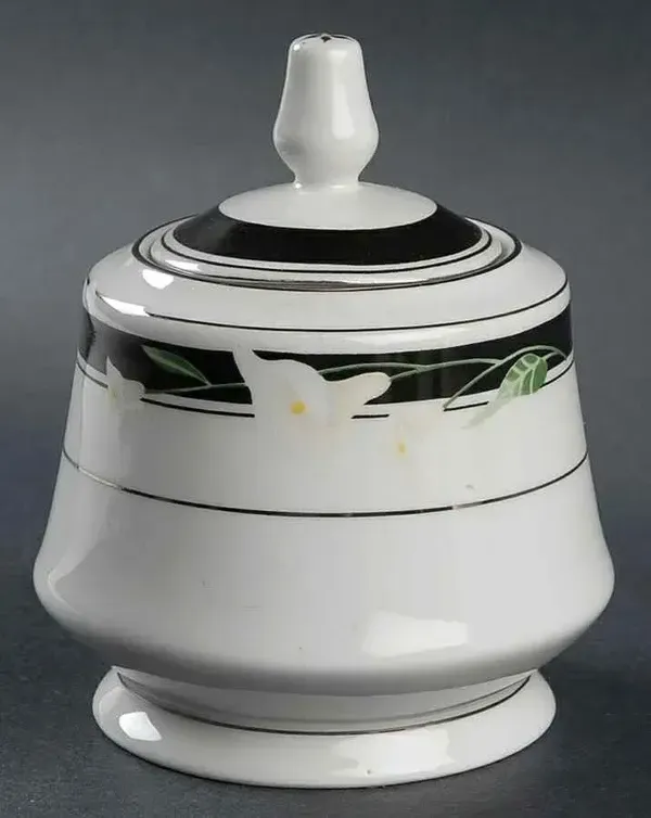 BLACK FANTASY SUGAR BOWL