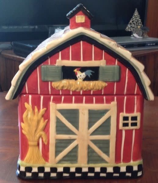 BARN COOKIE JAR