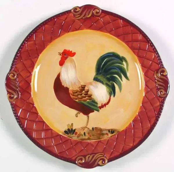 TUSCAN ROOSTER DINNER PLATE