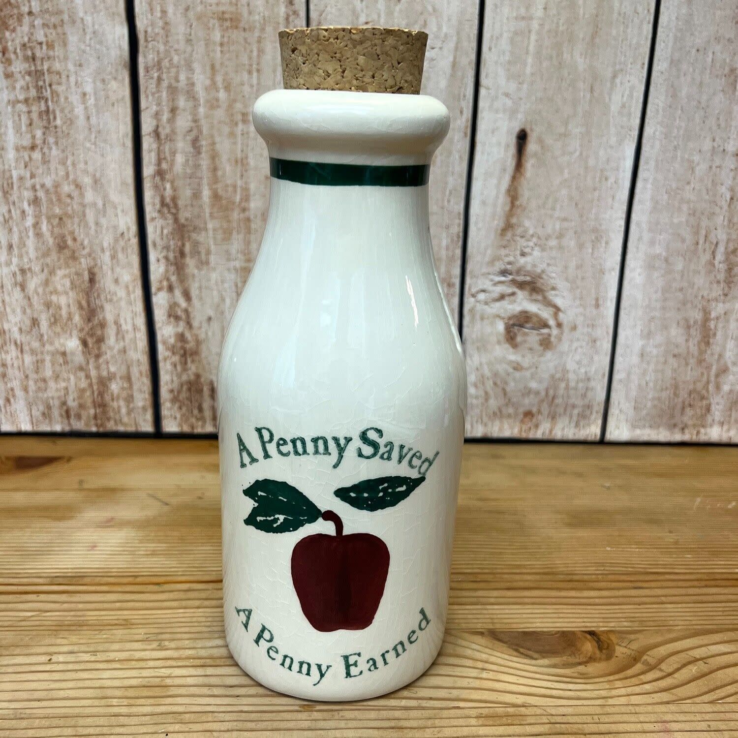 CROCKSHOP APPLE &amp; VINE PIGGY BANK