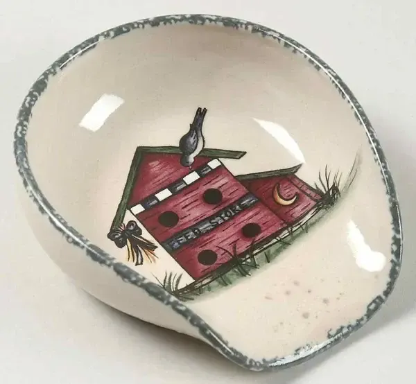 BIRDHOUSE SPOON REST