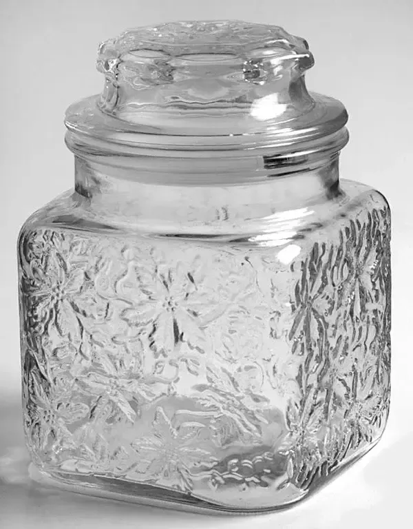 FANTASIA SMALL CANISTER &amp; LID (SQUARE)