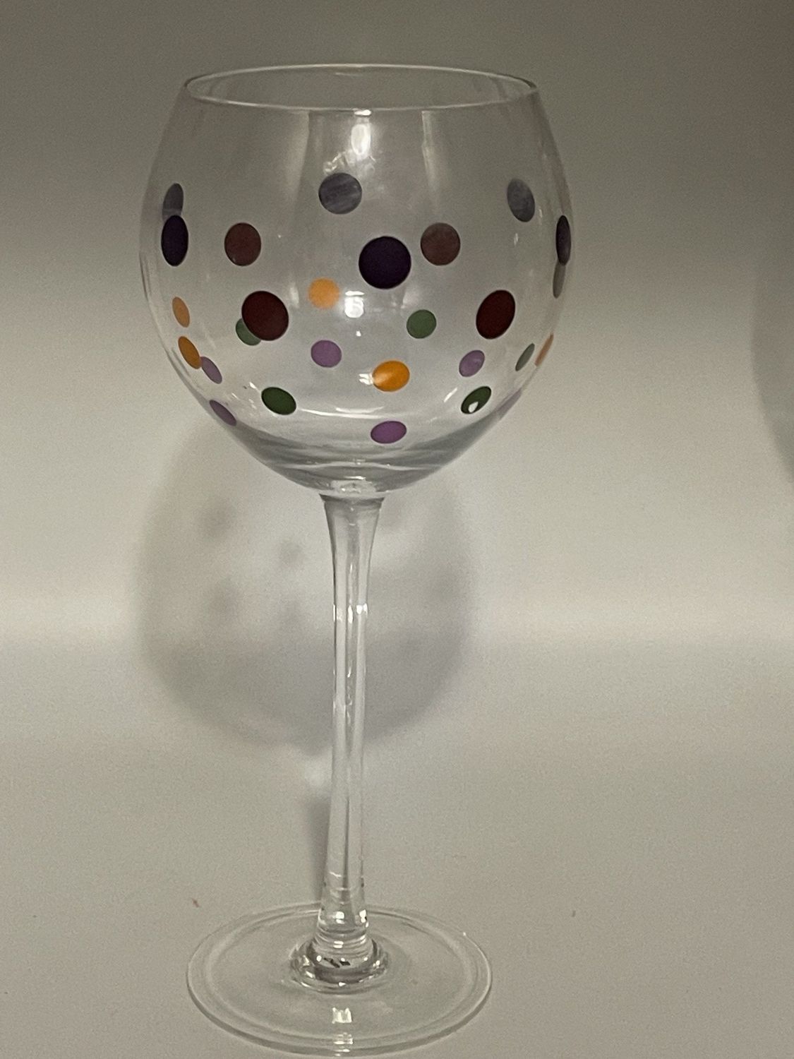 DOTS GLASSWARE WINE BALLOON