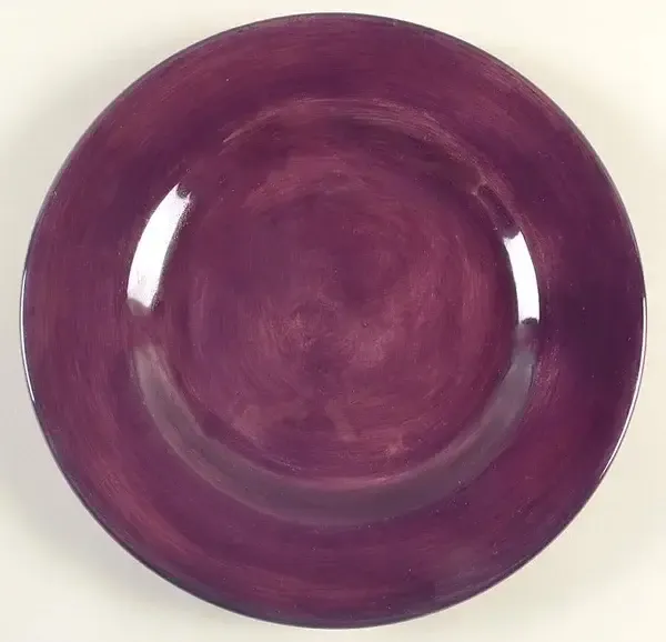 SALUTE PLUM DINNER PLATE