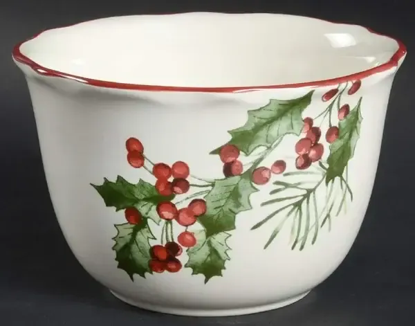 WINTER FOREST NESTING BOWL 6"