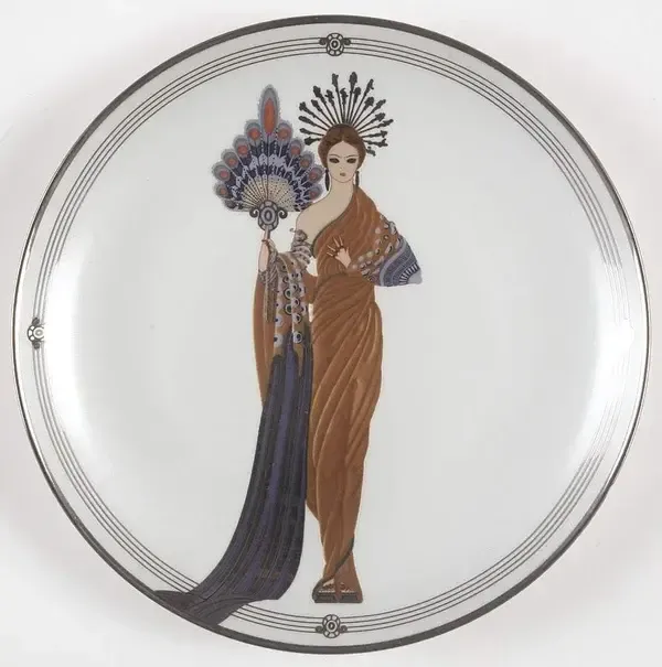 HOUSE OF ERTE' ATHENA PLATE