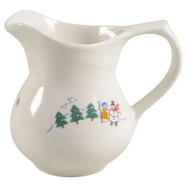SNOW VILLAGE CREAMER 4 1/2" CHINA