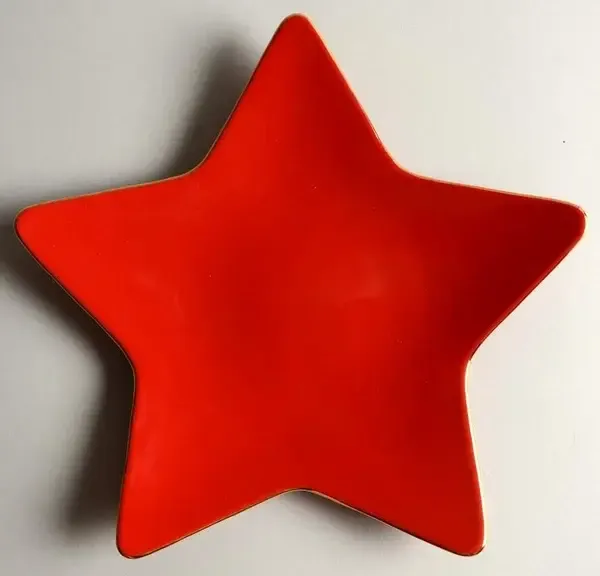 HOLIDAY STAR DESSERT PLATE 9 1/4"