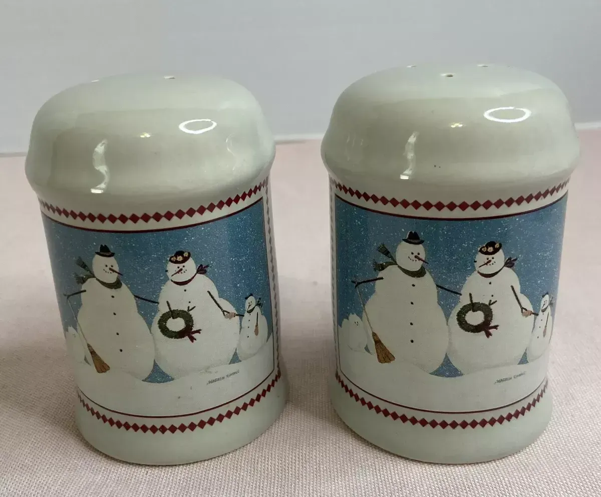 SNOWMAN FAMILY SALT &amp; PEPPER SHAKER