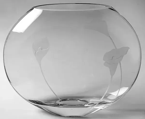 CALLA LILY OVAL VASE 10"