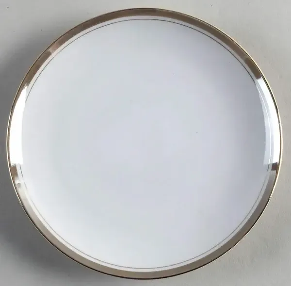 GOLDEN ELEGANCE BREAD &amp; BUTTER 6 1/2"