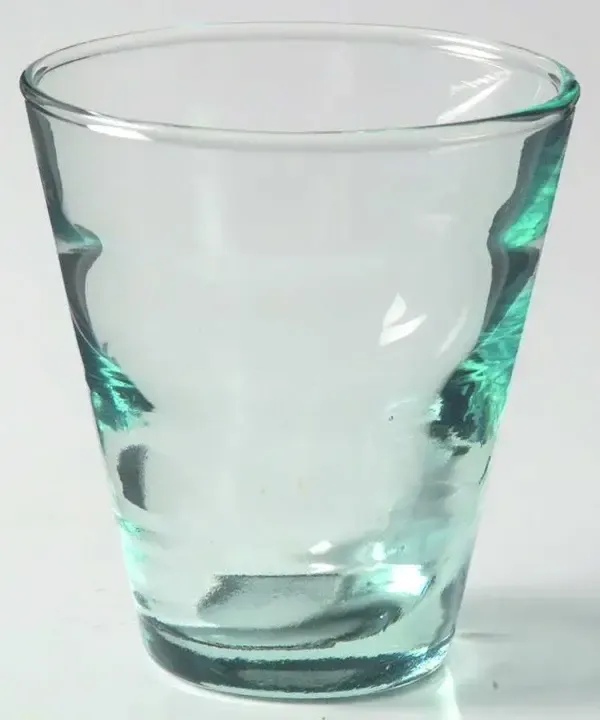 RIPPLE AQUA JUICE GLASS 3 1/4"