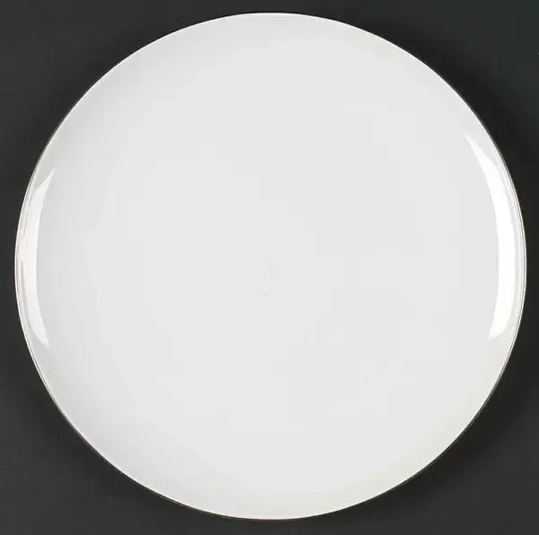 PLATINUM EDGE (CENTURA) SALAD PLATE 8 1/2