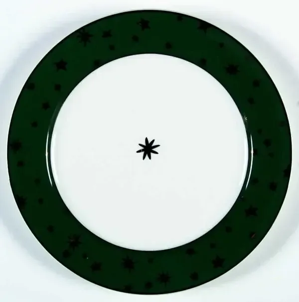 GALAXY GREEN SALAD PLATE