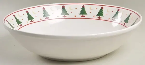 MAGIC OF SANTA PASTA BOWL 12 5/8"