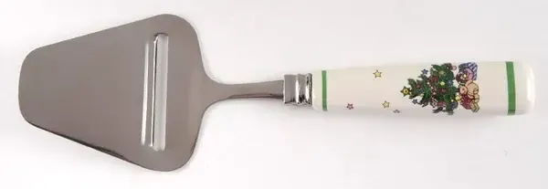 HAPPY HOLIDAY CHEESE PLANE W/ STANLESS STEEL PLANE