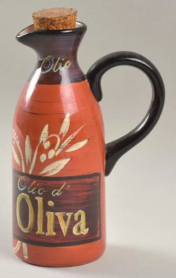 CUCINA OIL JAR &amp; CORK STOPPER