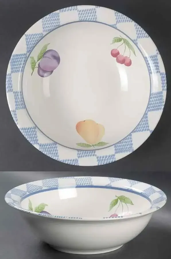 HOPSCOTCH ROUND VEGETABLE BOWL 9 1/4"