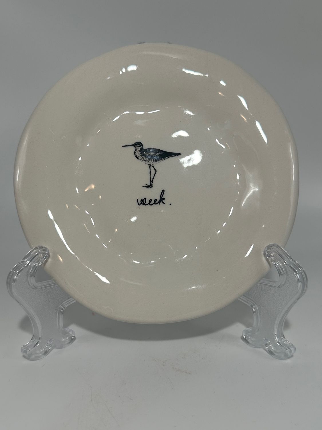 COASTAL LIFE WISH APPETIZER PLATE