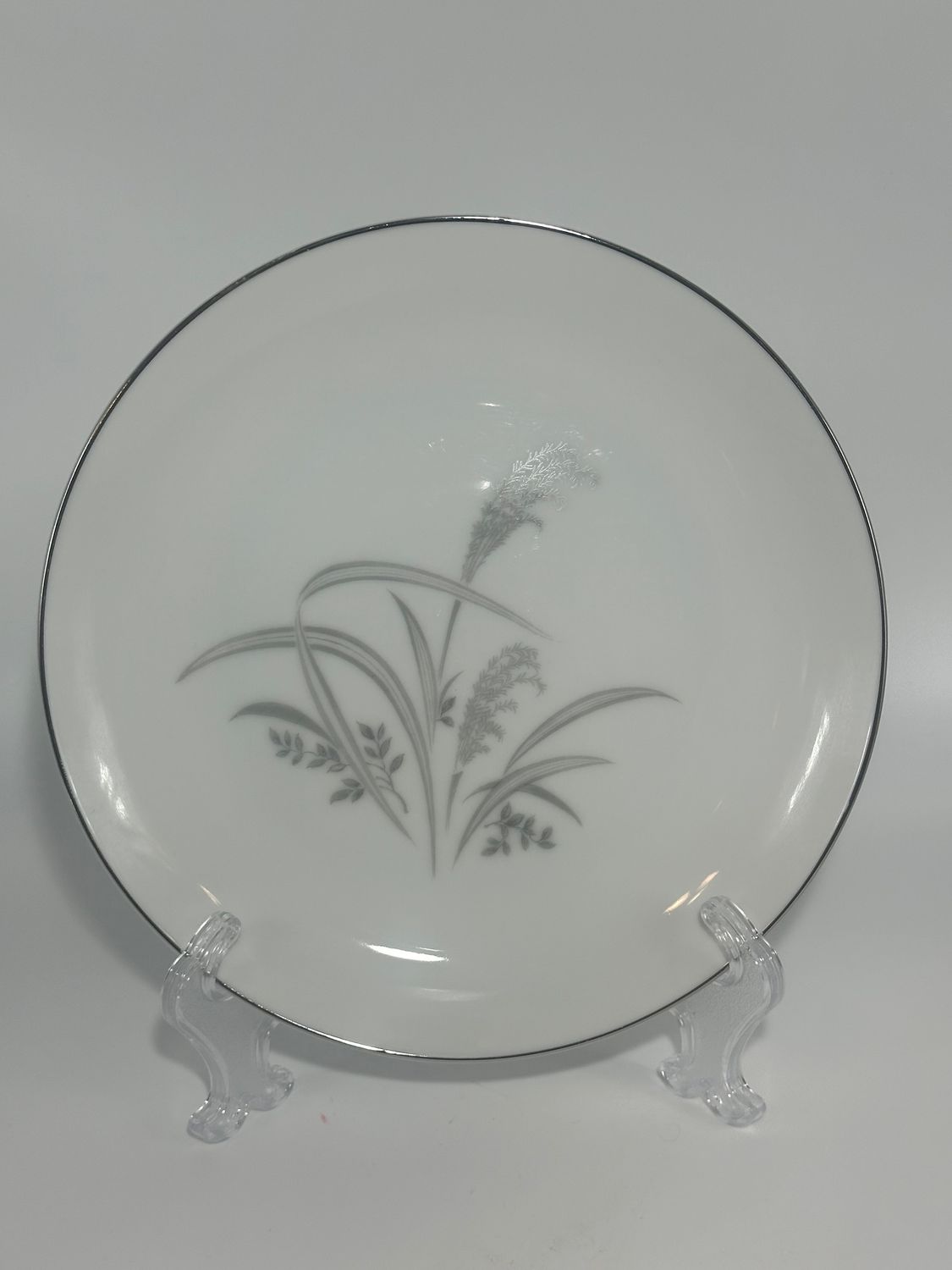 SILVER WHEAT SALAD PLATE