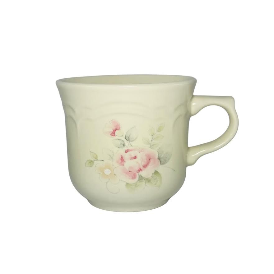 TEA ROSE CUP &amp; SAUCER SET 3 1/8”