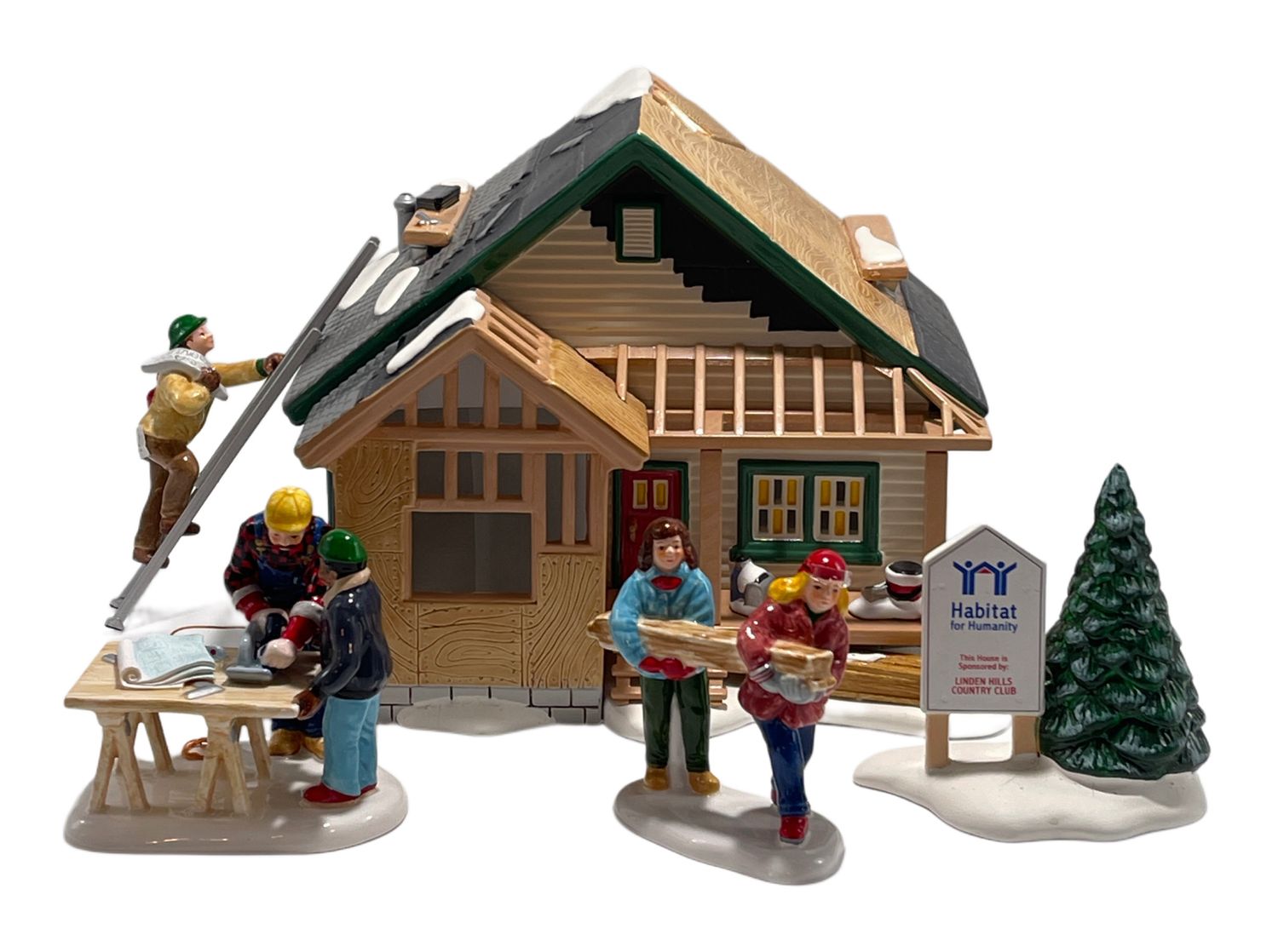 SNOW VILLAGE A HOME IN THE MAKING