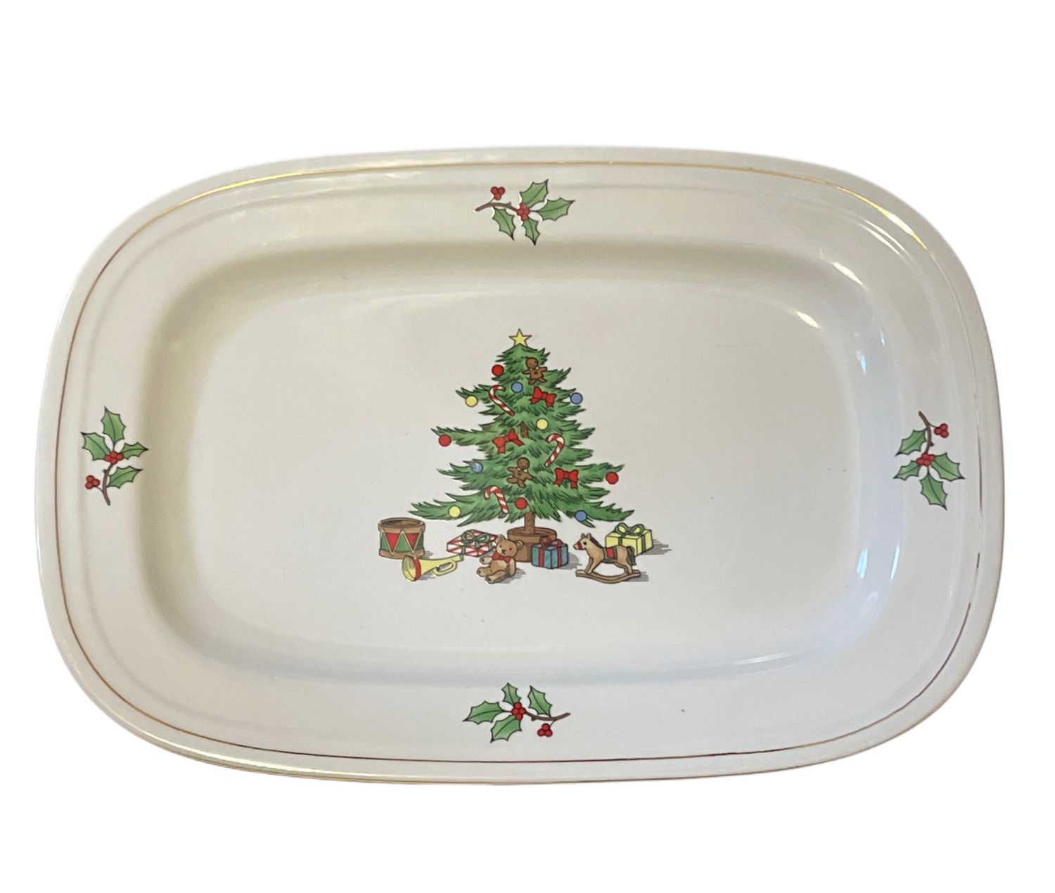 HOLIDAY HOSTESS PLATTER 14 3/8"