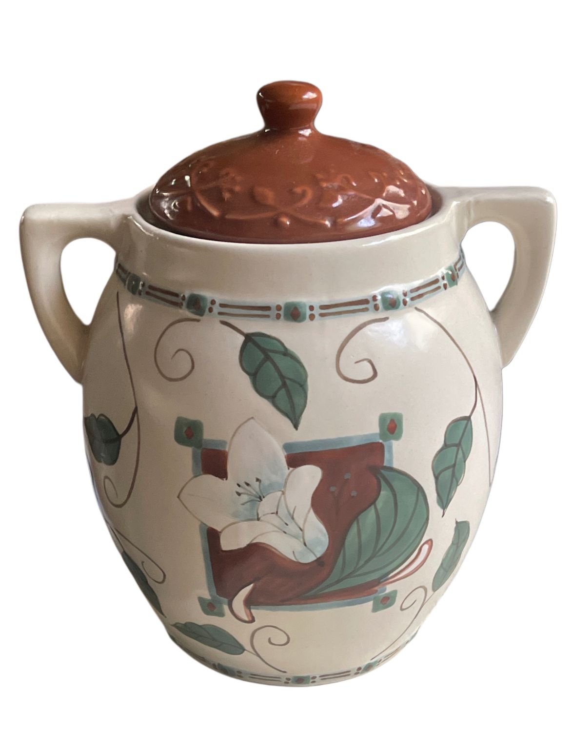 MISSION FLOWER SMALL CANISTER &amp; LID