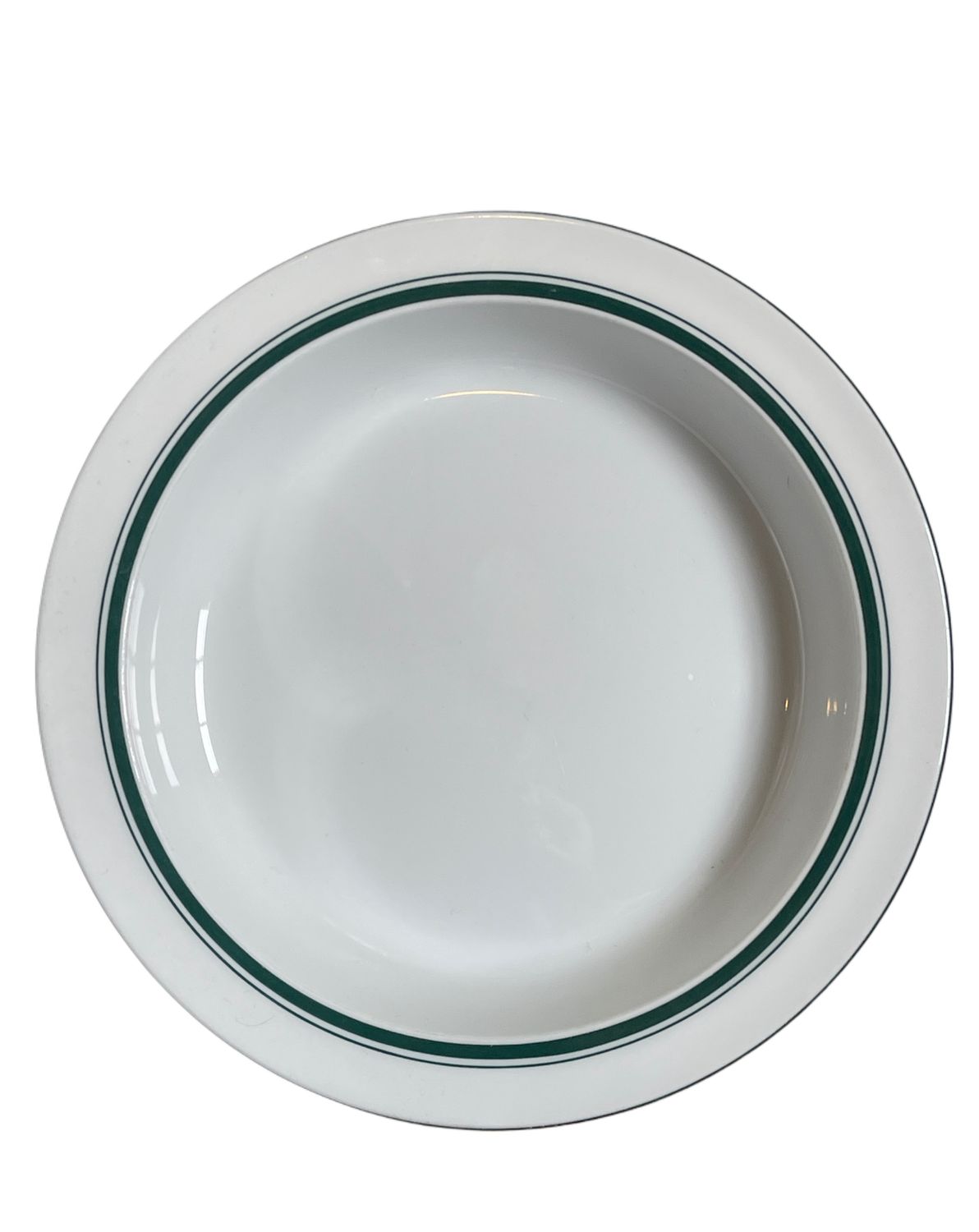 CHRISTIANSHAV GREEN SOUP BOWL 8 1/8"