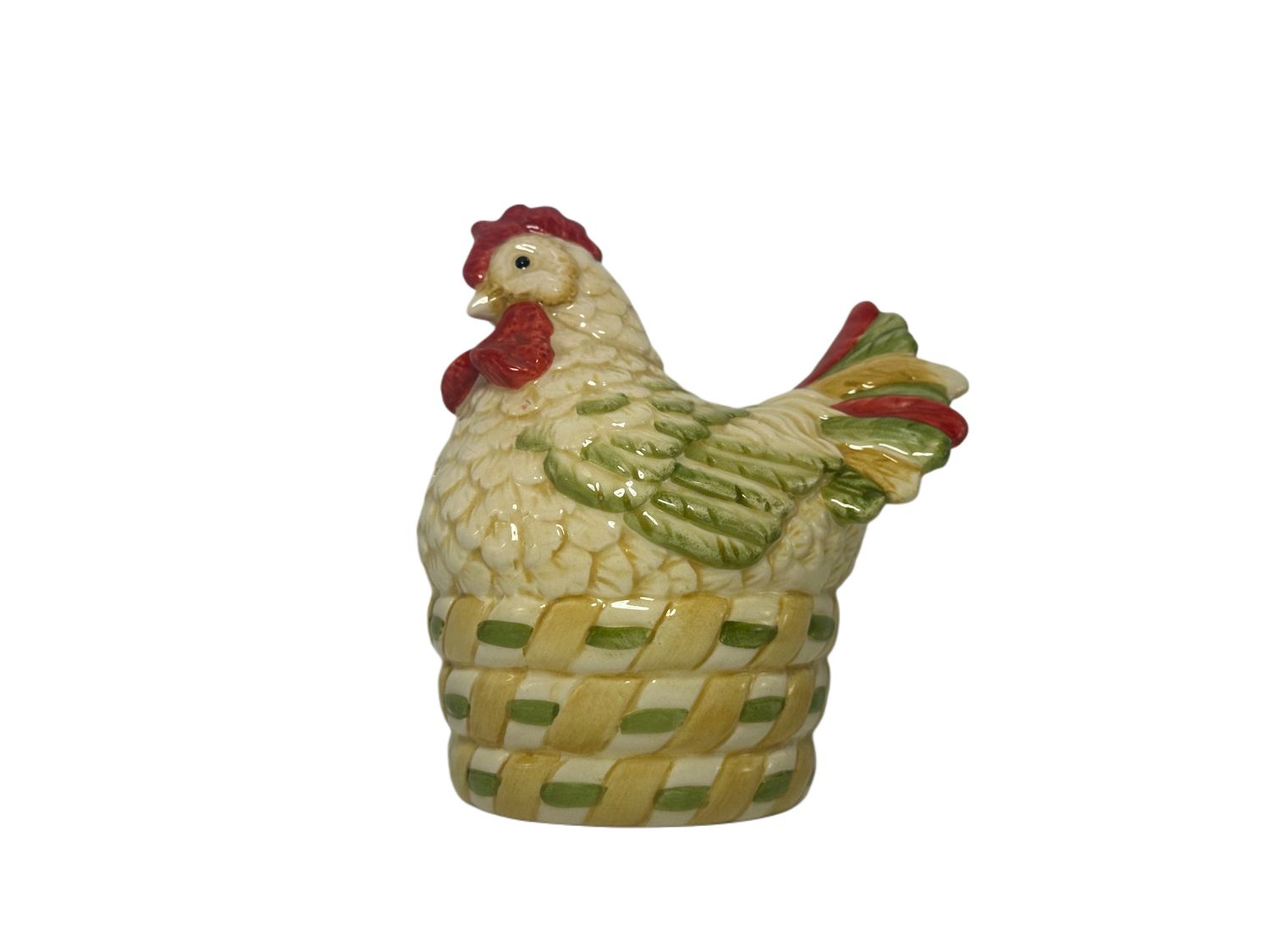 CHANTICLAIR FIGURAL SALT AND PEPPER SET