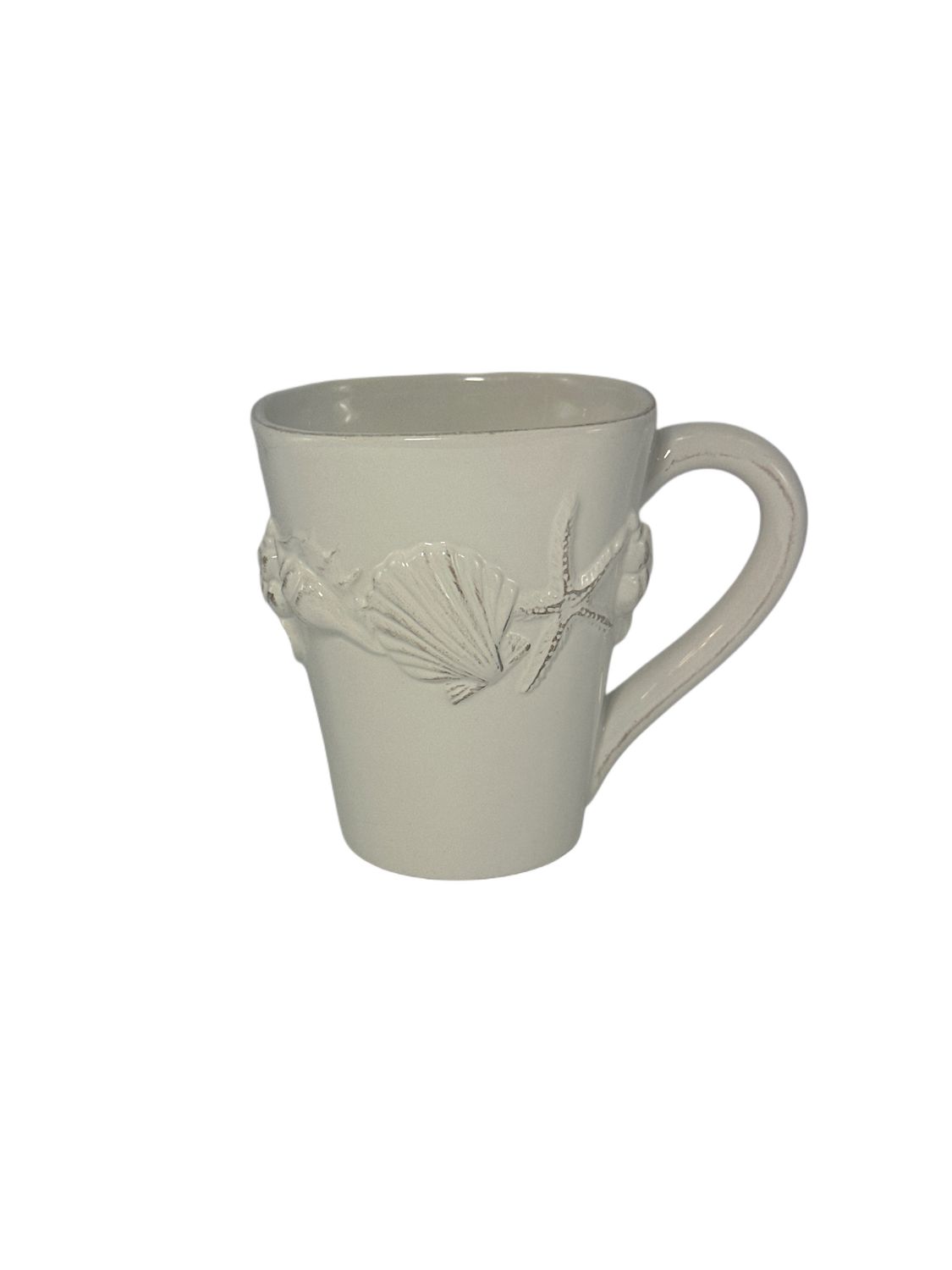 SHELL MUG-SQUARE 4 1/2"