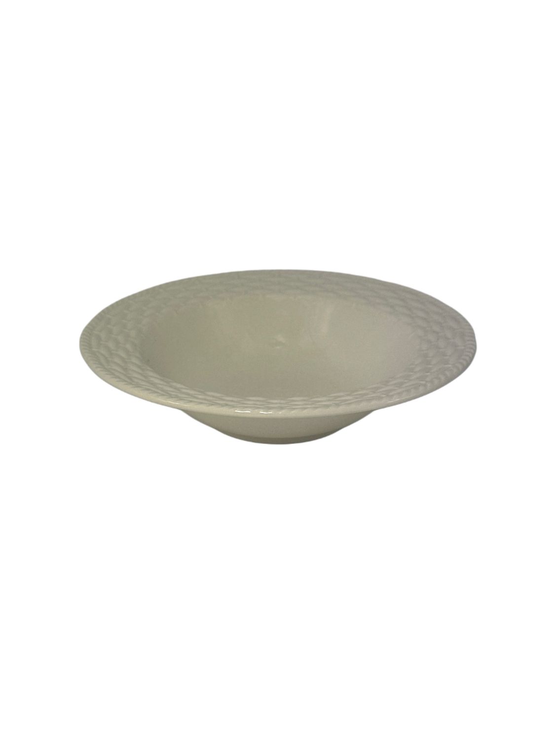 COUNTRY MANOR WHITE FRUIT BOWL 6"