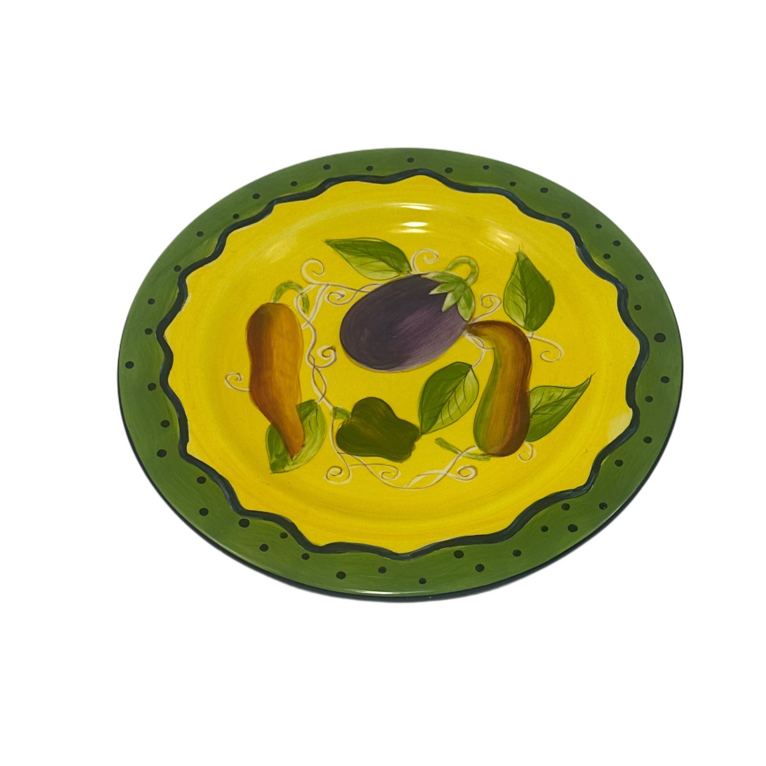 VEGGIE SALAD PLATE 9 3/4"