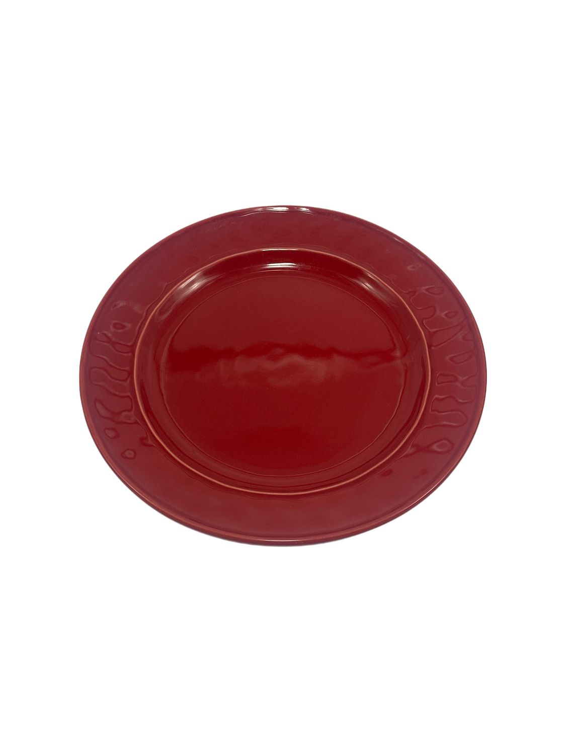 FONTINA-RED DINNER PLATE 10"