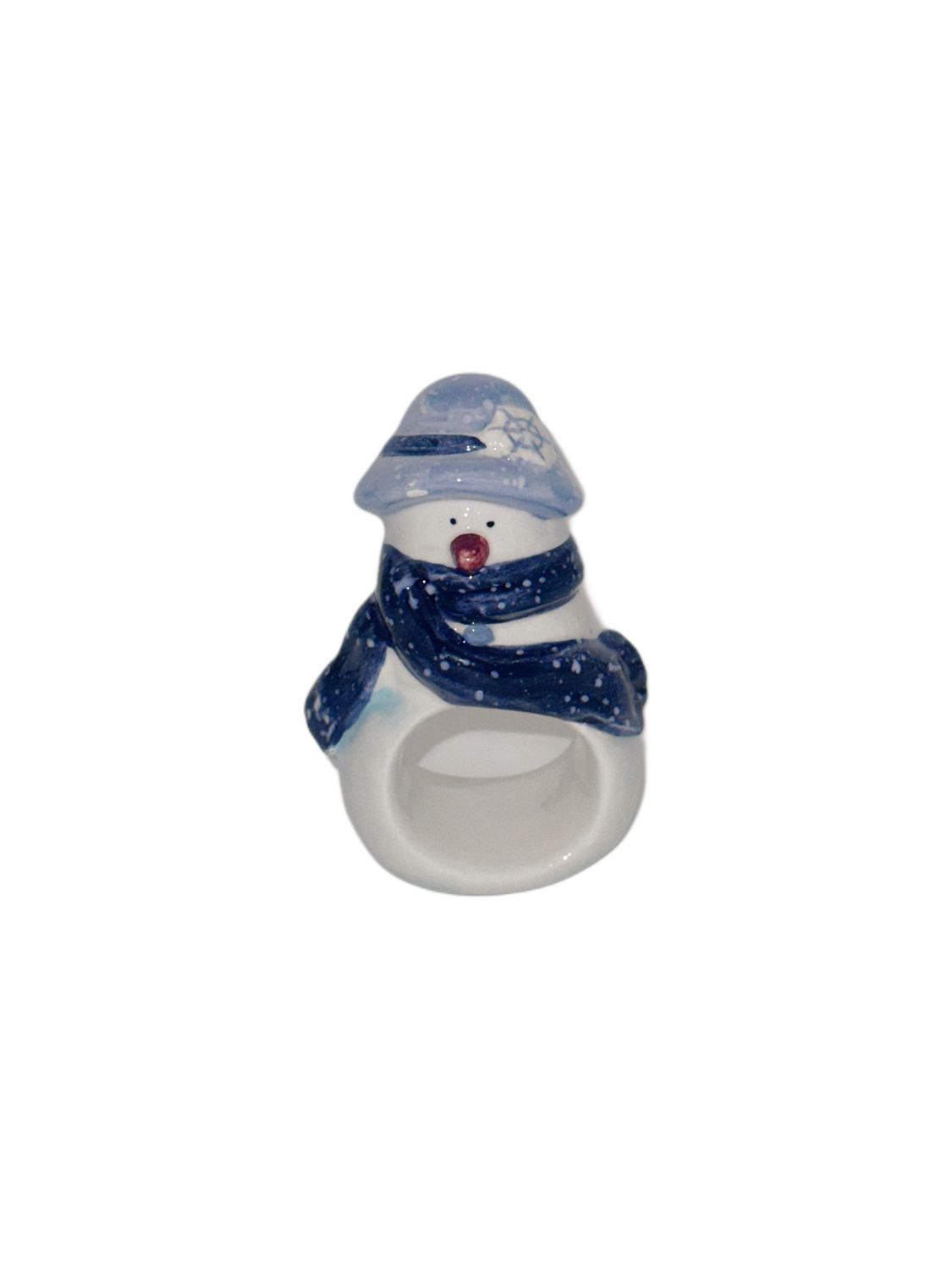 WINTER FROST SNOW-WOMAN NAPKIN RING