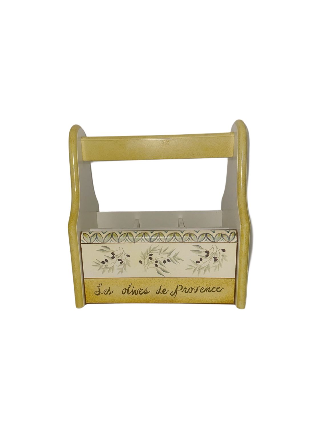 LES OLIVES FLATWARE CADDY 9"