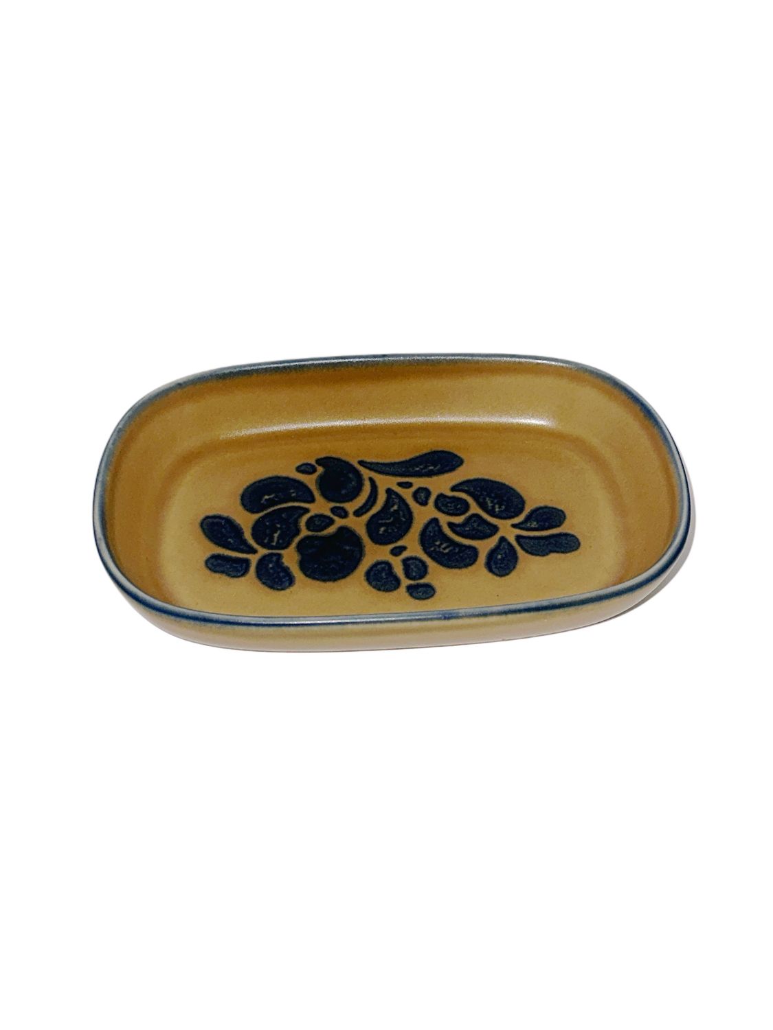 FOLK ART HORS D OEUVRE TRAY 6 3/4"