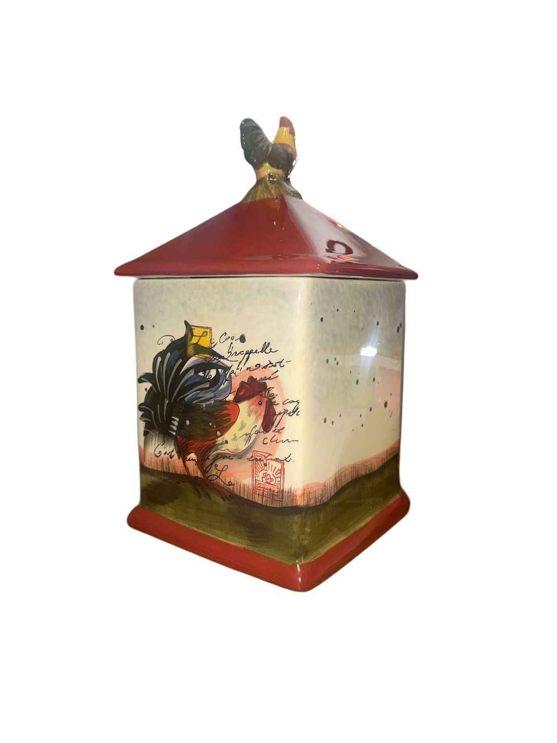 LE ROOSTER EXTRA LRG CANISTER &amp; LID