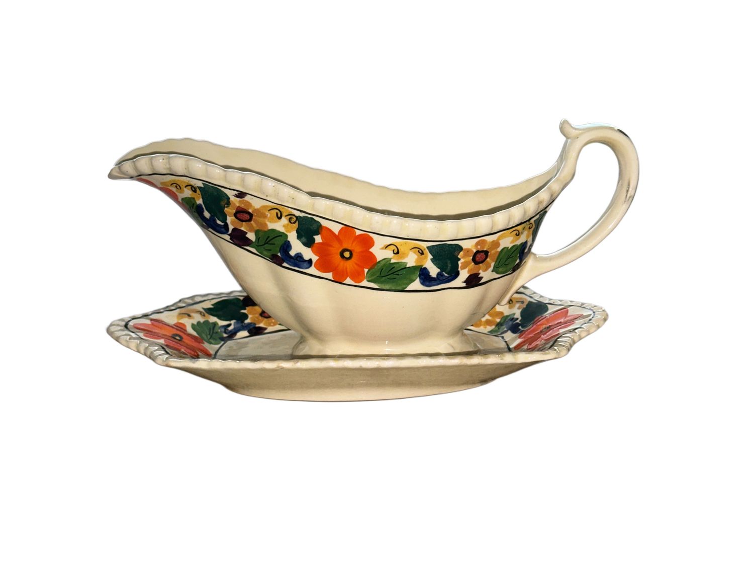 ADA20 GRAVY BOAT W UNDERPLATE ATTACHED