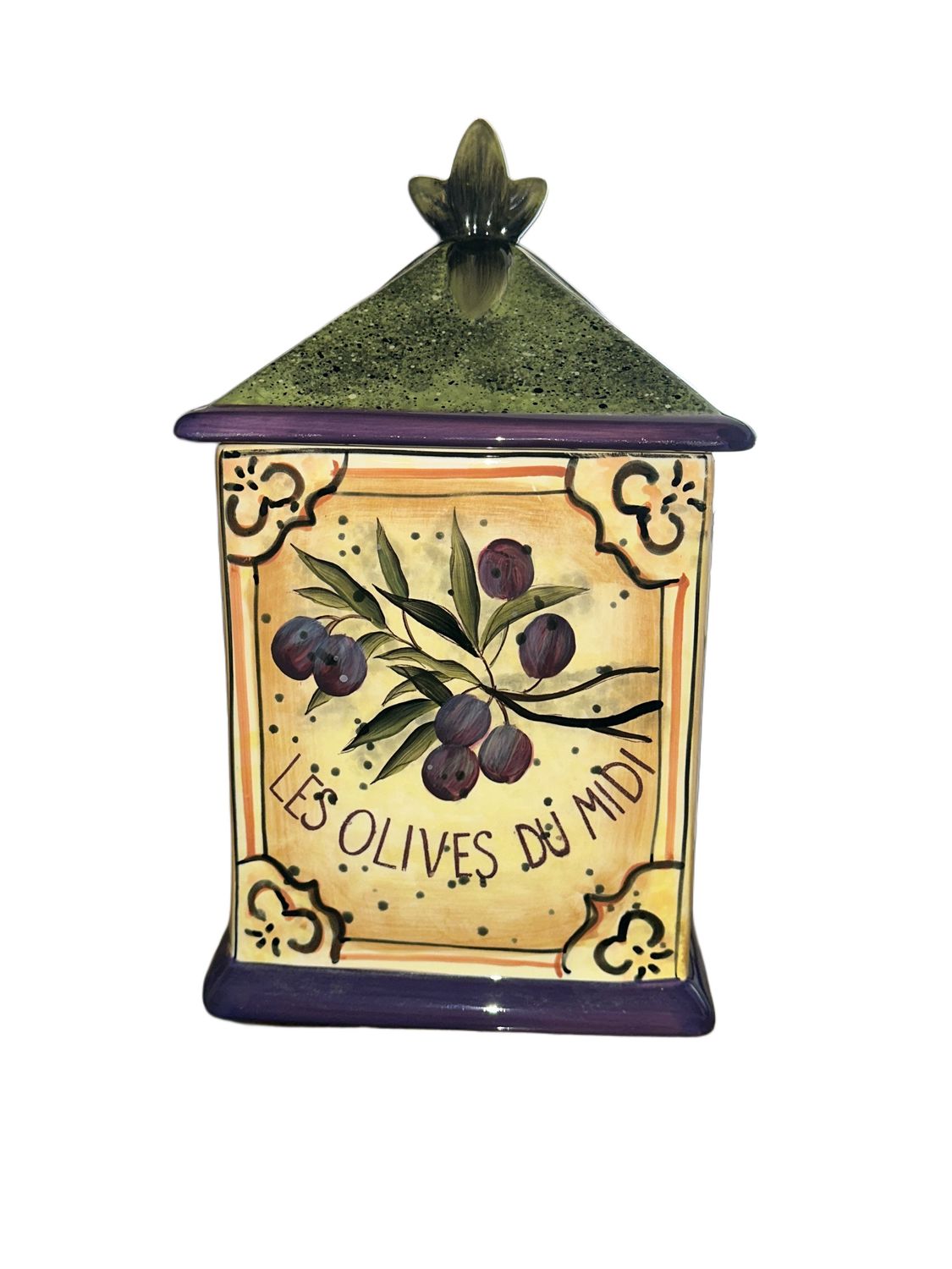 GARDEN OF OLIVES EXTRA LRG CANISTER 7"