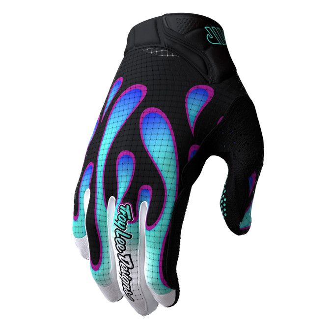TL AIR OVERSPRAY BLK TEAL SM
