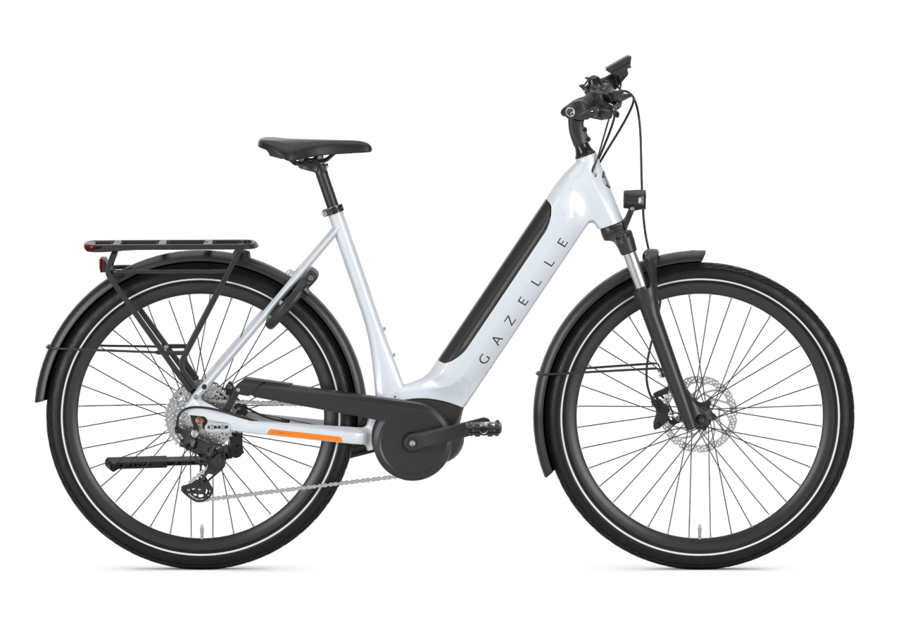 Gazelle Ultimate T10, Frame Style: Low-Step, Size: 46, Color: Frozen White