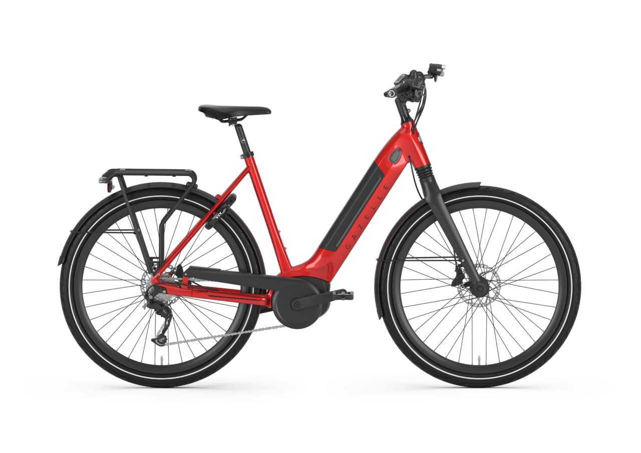 Gazelle Ultimate T10 Classic, Frame Style: Low-Step, Size: 46, Color: Champion Red