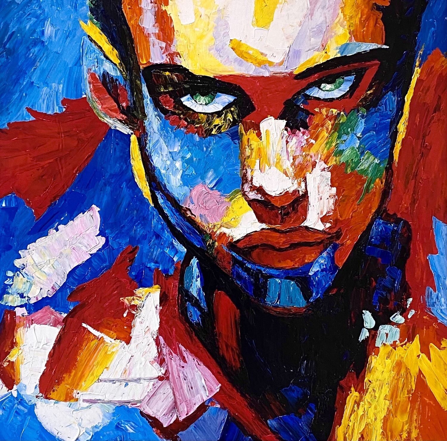 Colorful Portrait of Man I