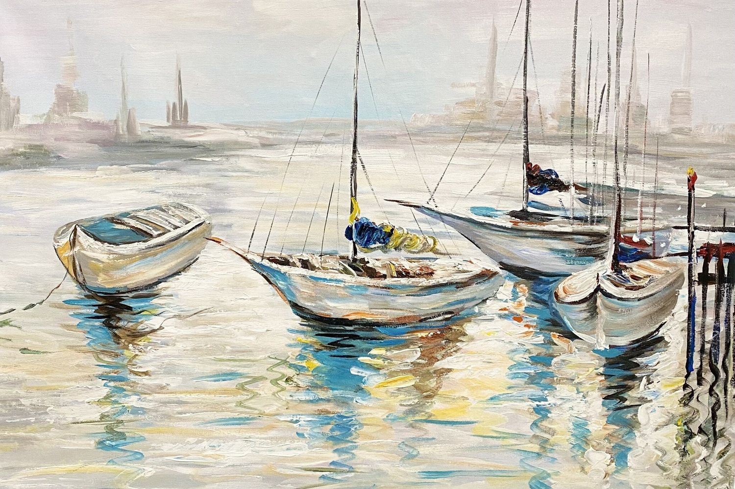 Boats On Wharf
