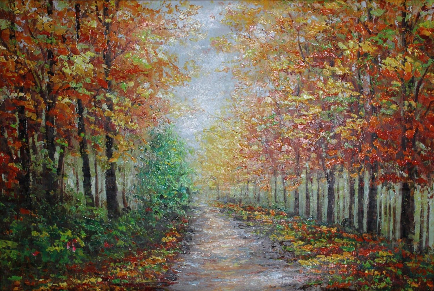 A Path In Autumn Woods